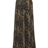 Pantar Low Rise Pants Leopard Petite