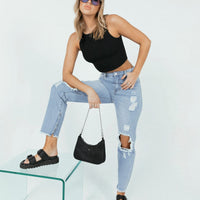 Paola Straight Leg Denim Jeans