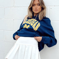 Rescue Me Pleat Mini Skirt White