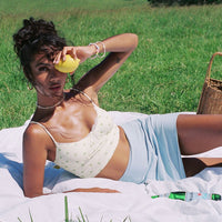 Selby Mini Skirt Blue