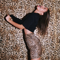 Selby Mini Skirt Leopard