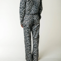 Tinsley Denim Worker Pants - Leopard