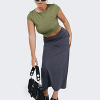 Chipla Maxi Skirt Slate