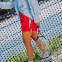 Stripe Short - Rood