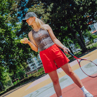 Stripe Short - Rood