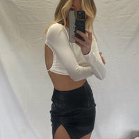 The Rizzo Mini Skirt Black
