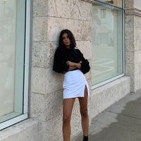 The Lola Mini Skirt White