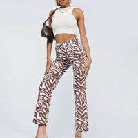 Wyoming Straight Leg Denim Jeans Zebra