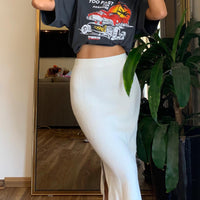 Zanna Midi Skirt White