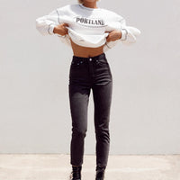 Zaiden Straight Leg Jeans Black Denim