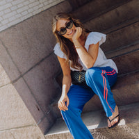 Stripe Pants - Blauw