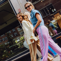 Stripe Pants - Lila