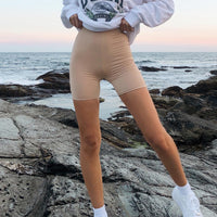 Biker Short Beige