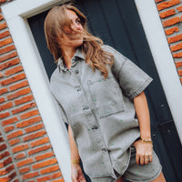 Zaar Short - Mid Grey