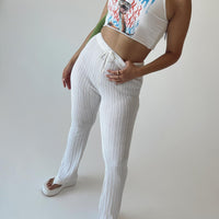 Santorini Knit Pant Ivory
