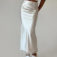 Kamden Midi Skirt Cream