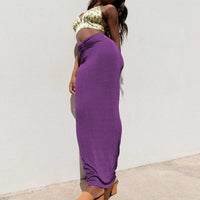 Danna Maxi Skirt Purple