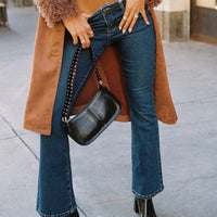 Samner Low Rise Bootcut Jeans Dark Blue