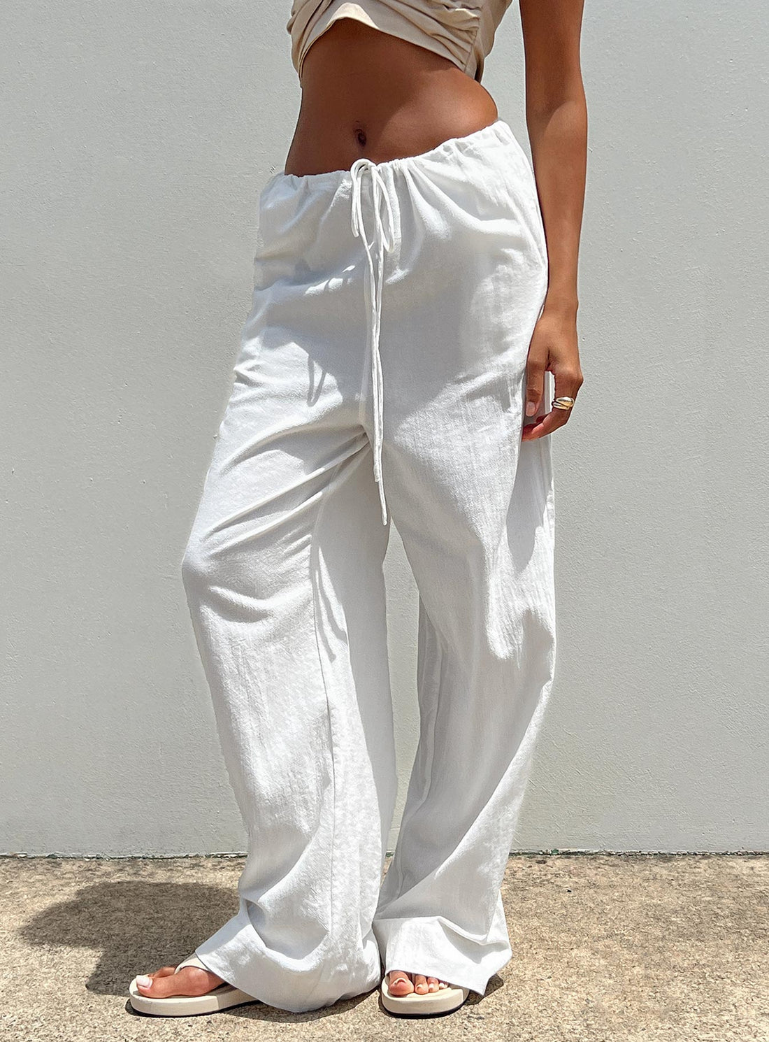 Morland Pants White