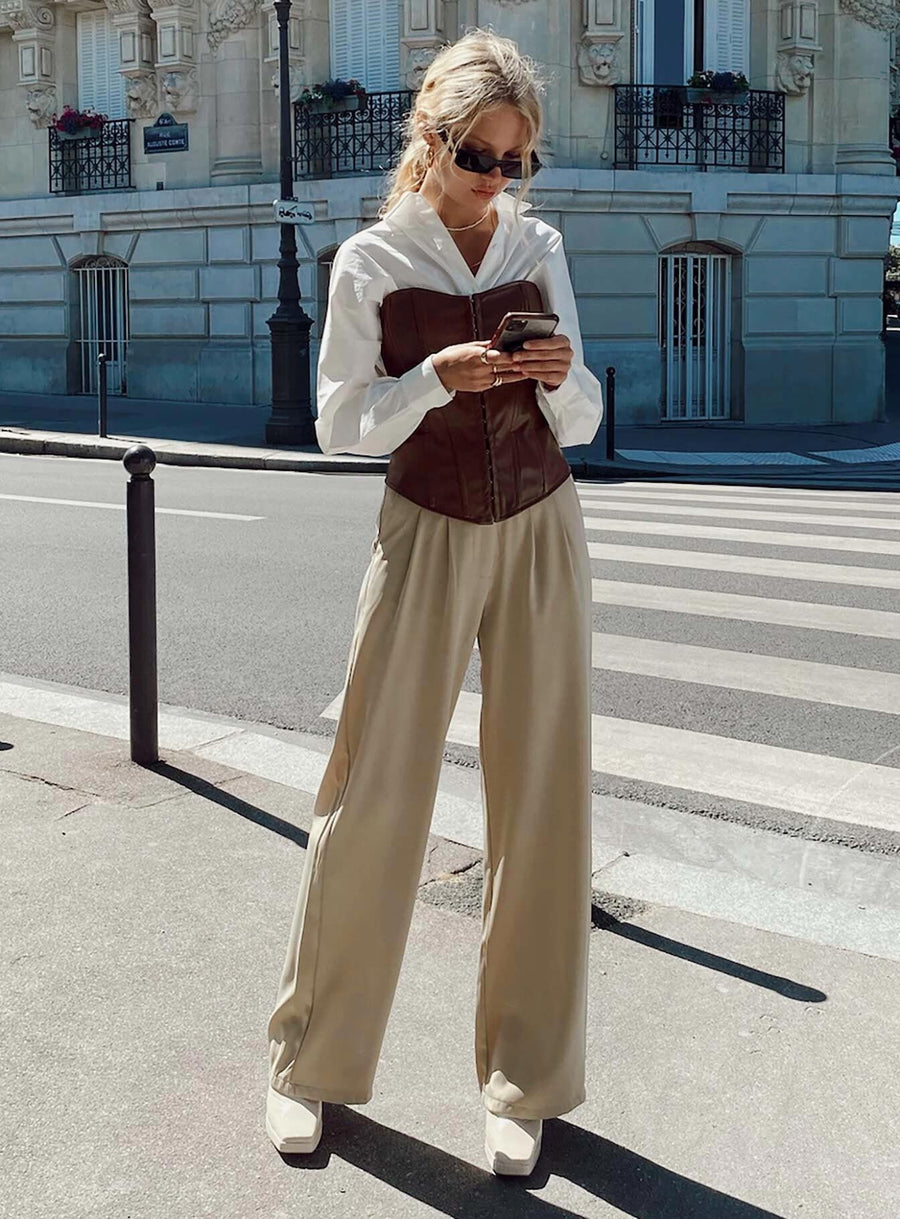 Archer Pants Taupe Tall