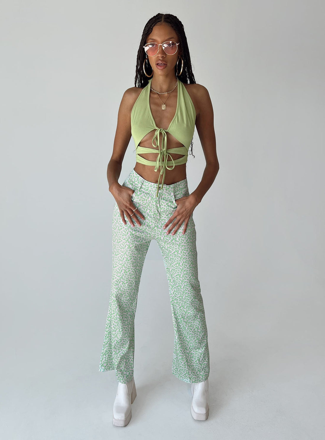 Ryllie Pants Green