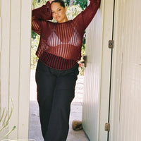 Flossie Parachute Pants Black Curve