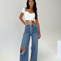 Livvy Jeans Mid Wash Denim