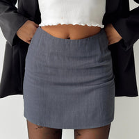 Selby Mini Skirt Grey Petite