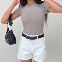 Jannika Shorts White Denim