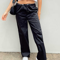 Connels Parachute Pants Black