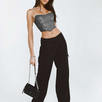 Motel Low Rise Abba Cargo Black