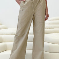 Erilyn Drawstring Pants Beige
