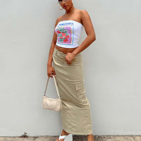 Minka Maxi Skirt Beige