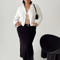 Jodie Maxi Skirt Black Curve