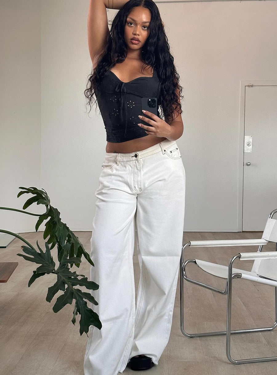 Eivissa Baggy Jeans Pearl