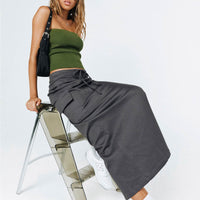 My Girl Maxi Skirt Slate