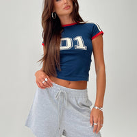 Eito Longline Sweat Shorts Grey