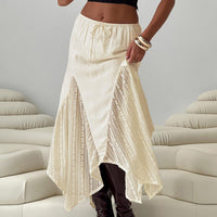 Madame Lace Maxi Skirt Cream