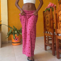 Gendling Midi Skirt Pink Floral