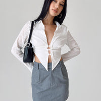 Konrad Mini Skirt Grey