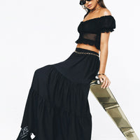 Hale Midi Skirt Black
