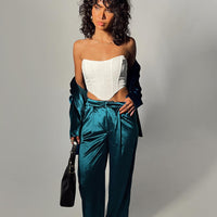 Lagoona Velvet Pants Blue