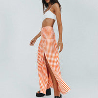 Jamilla Maxi Skirt Orange