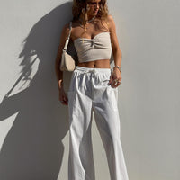 Brunie Pants White Tall