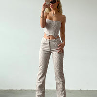JGR & STN Lil Snake Pant Grey Snake
