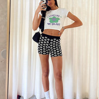 Fletcher Knit Bike Shorts Black