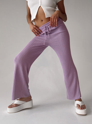 Majid Pants Purple