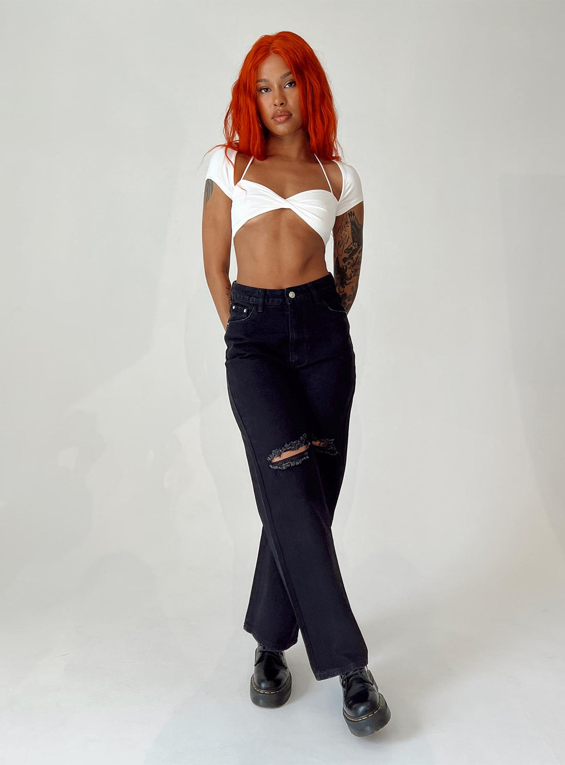 Lugano Denim Jeans Black