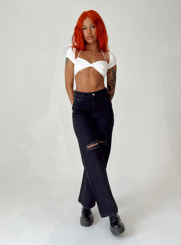 Lugano Denim Jeans Black