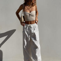 Brunie Pants White Tall